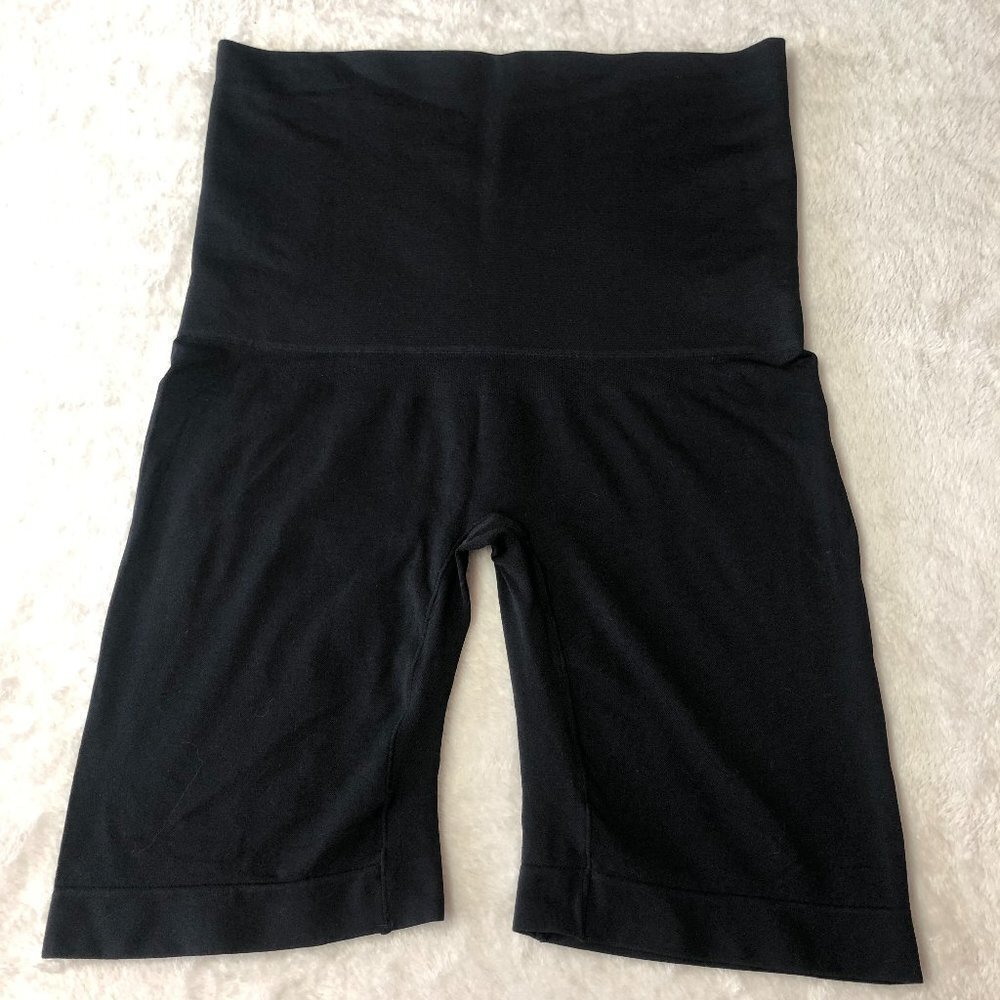SHAPERMINT Black High Waist Thigh Shaper Size 4XL